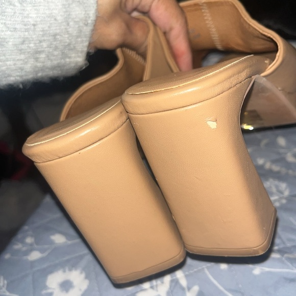 Jeffrey Campbell square toe platform mules - Picture 3 of 5